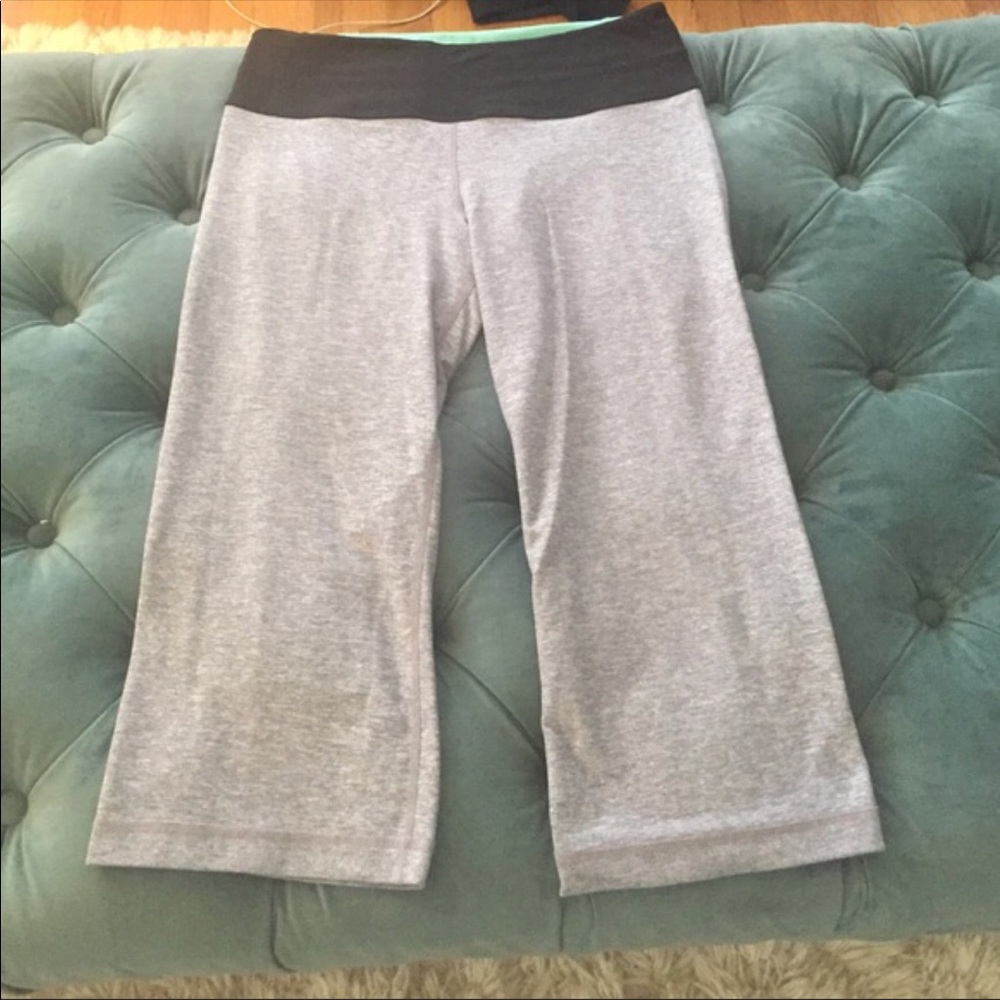 Lululemon reversible yoga pants.